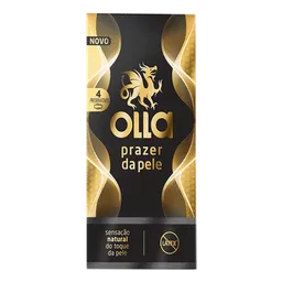 Preservativo Olla Prazer da Pele 4 Unidades