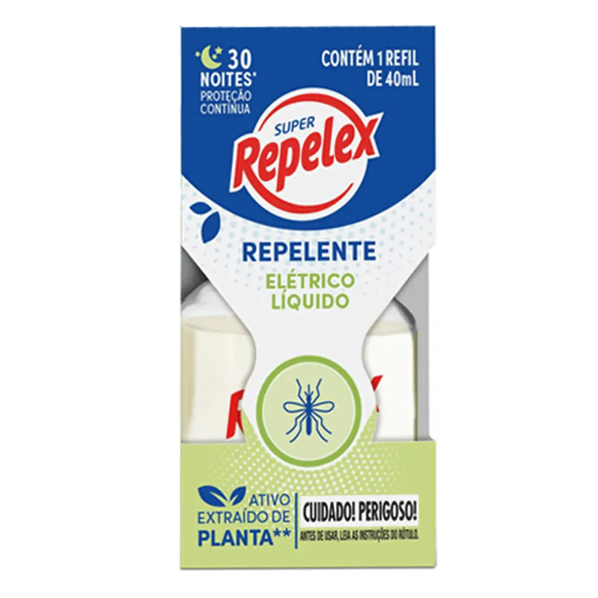 Repelente Líquido Elétrico Repelex 30 Noites 40ml Refil