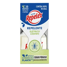 Repelente Líquido Elétrico Repelex 30 Noites 40ml Refil