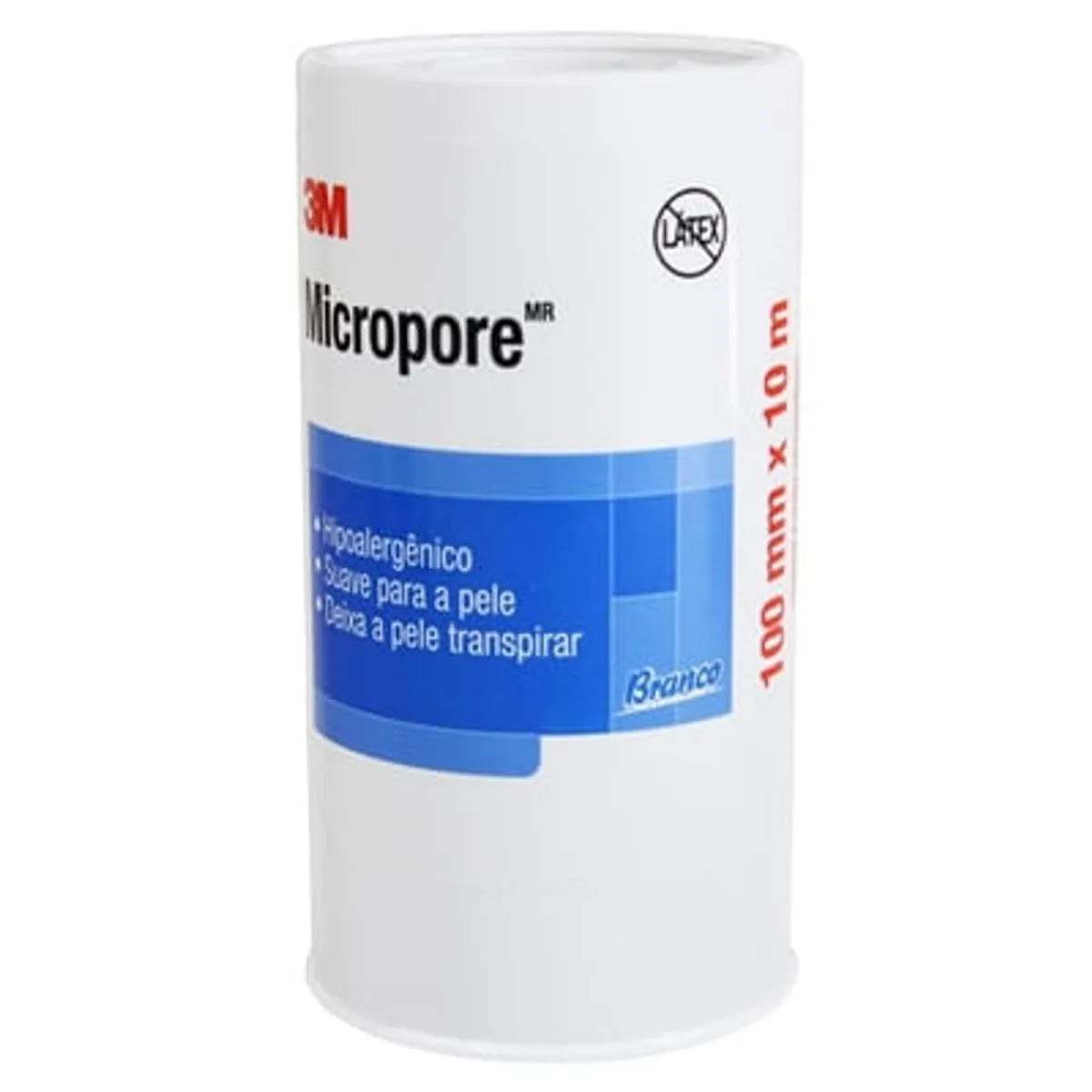 Fita Micropore Branca - Tam: 100MM