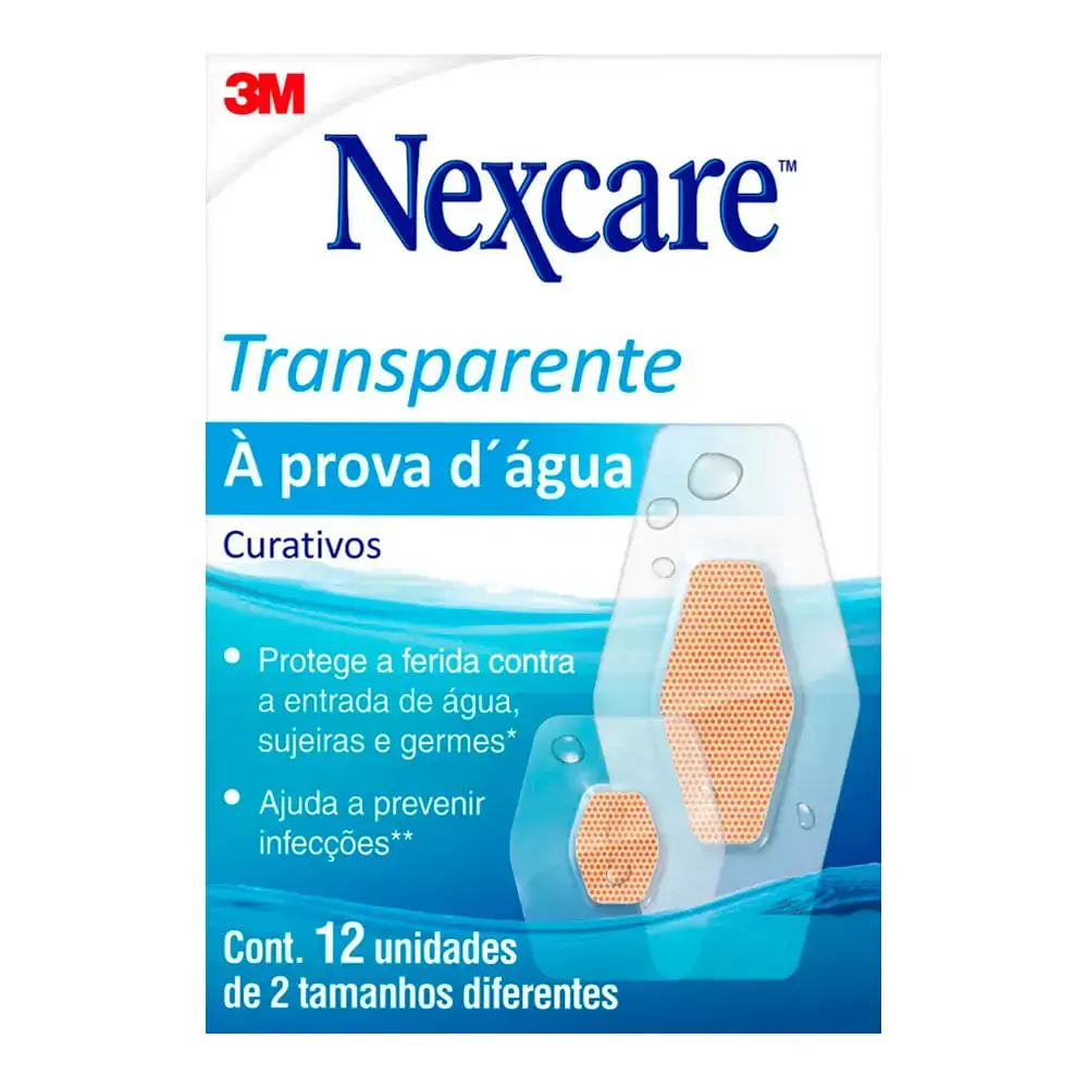 Curativo Prova D Água Nexcare 3M 12 Unidades