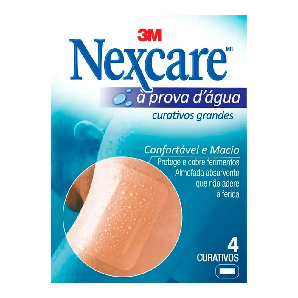Curativo Nexcare 3M À Prova D água 4 Unidades