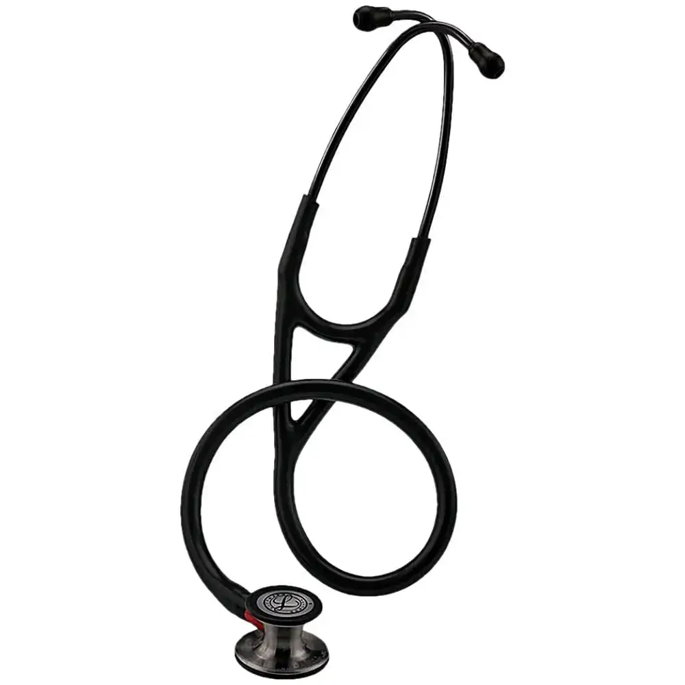 Estetoscópio Littmann Cardiology IV 3M - Black Smoke Vermelho - 6200