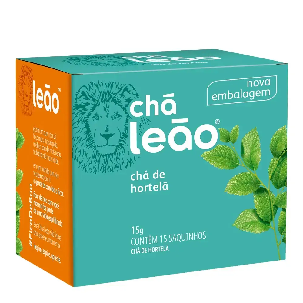 Chá Matte Leão Hortelã 15 Sachês