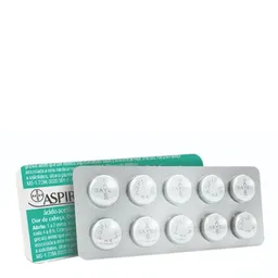Analgésico e Relaxante Muscular Aspirina Adulto 500mg 10 Comprimidos