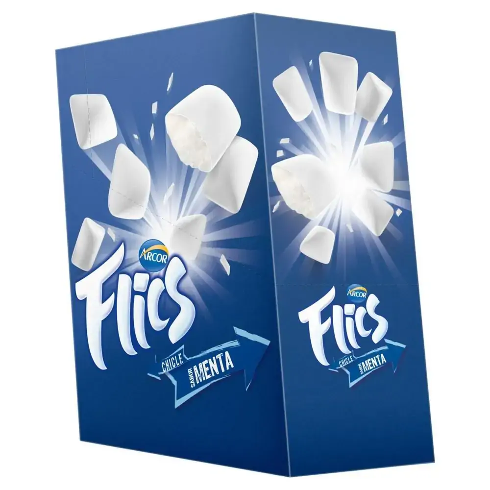 Goma de mascar sabor Menta 208g - Flic s