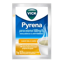 Analgésico e Antitérmico Vick Pyrena Mel e Limão 500mg/5g 5g