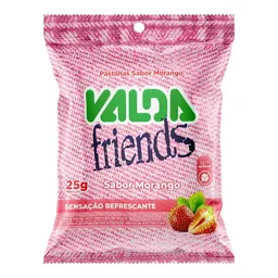 Pastilhas Valda Friends Morango Zero Açúcar 25g