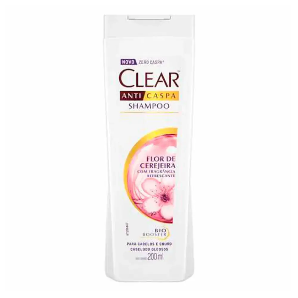 Shampoo Anticaspa Clear Women Flor de Cerejeira 200 ml