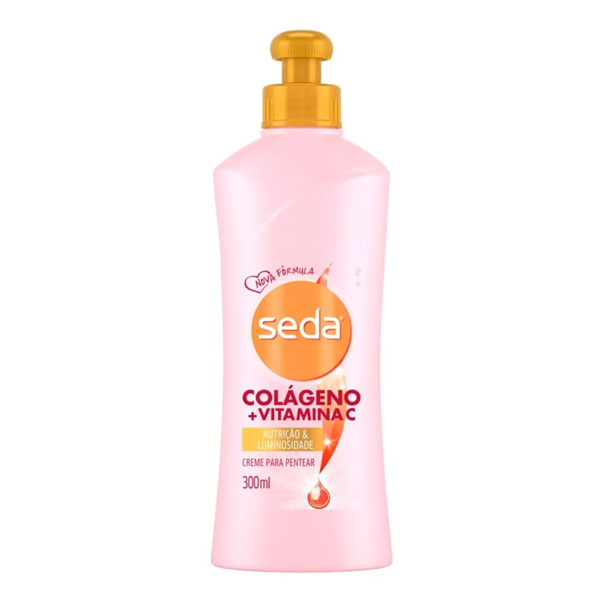 Creme de Pentear Seda By Niina Secrets Colágeno + Vitamina C 300mL