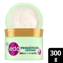 Máscara Capilar Seda Prebióticos + Biotina 300g