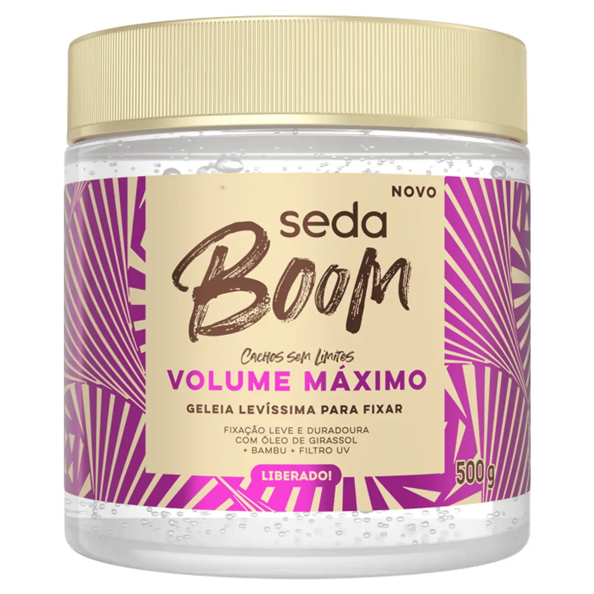 Geleia Capilar Seda Boom Volume Maximo 500g