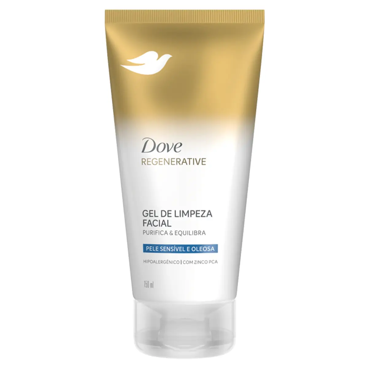 Gel de Limpeza Facial Dove Regenerative Purifica & Equilibra 150ml