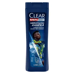 Shampoo Anticaspa Clear Men Vini Jr. Hidratação Campeã 200ml