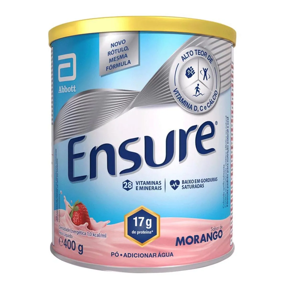 Complemento Alimentar Ensure Morango 400g
