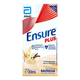 Complemento Alimentar Ensure Plus Baunilha 200ml