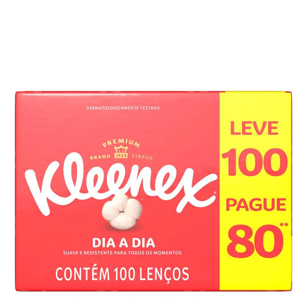 Lenço de Papel Kleenex Box 100 folhas