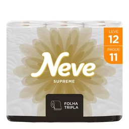 Papel Higiênico Neve Supreme12 Rolos