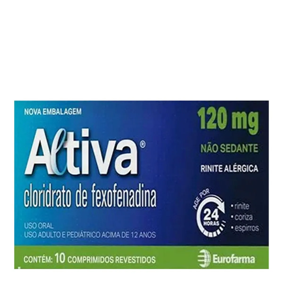 Antialérgico Altiva 120mg 10 Comprimidos