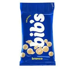Flocos de arroz coberto com chocolate branco 40g - Bib s