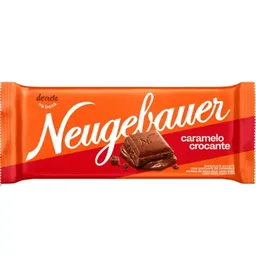 Barra de chocolate sabor caramelo crocante com 90g - Neugebauer