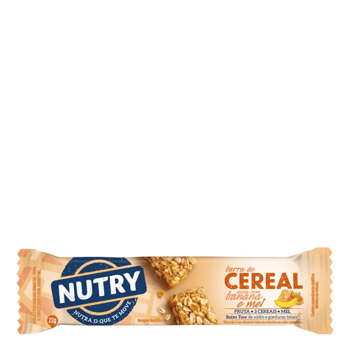 Barra de Cereais Nutry Aveia com Banana e Mel 22g