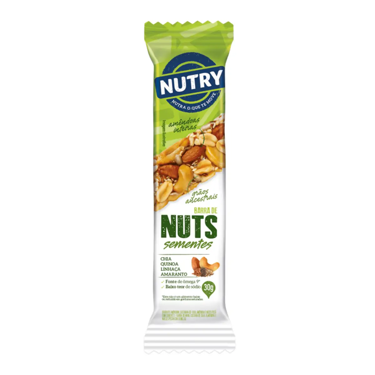 Barra de Nuts Nutry Sementes 30g