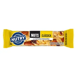 Nuts clássica com castanhas Brasileiras com 12 barrinhas com 25g cada -Nutry