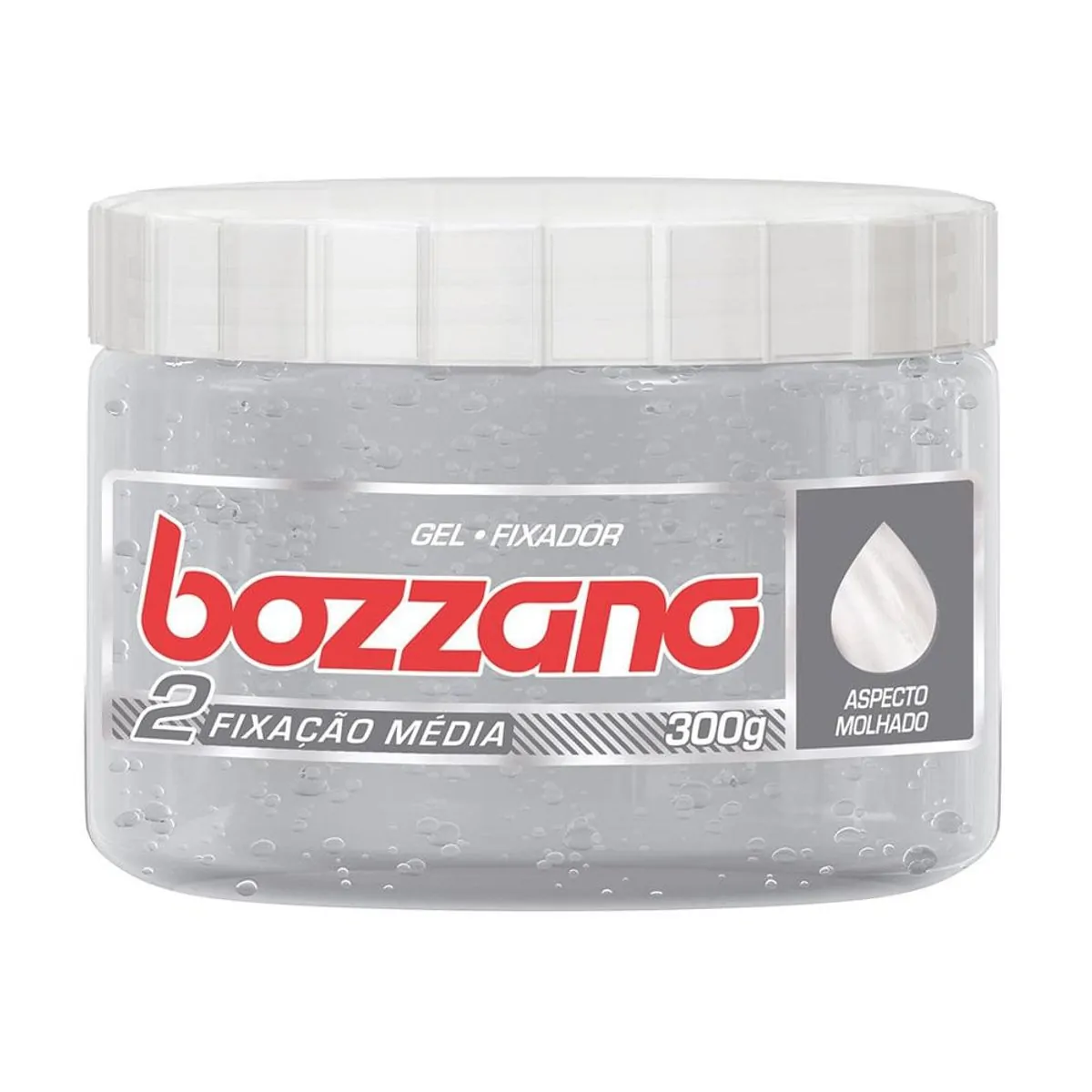Gel Fixador Bozzano Aspecto Molhado com 300g - Gel Fixador Bozzano aspecto molhado com 300g