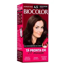 Coloração Permanente Biocolor Acaju Escuro Poderoso 4.5 1 Unidade