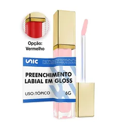 Preenchimento Labial em Gloss-Premium 6g Rosa Nude