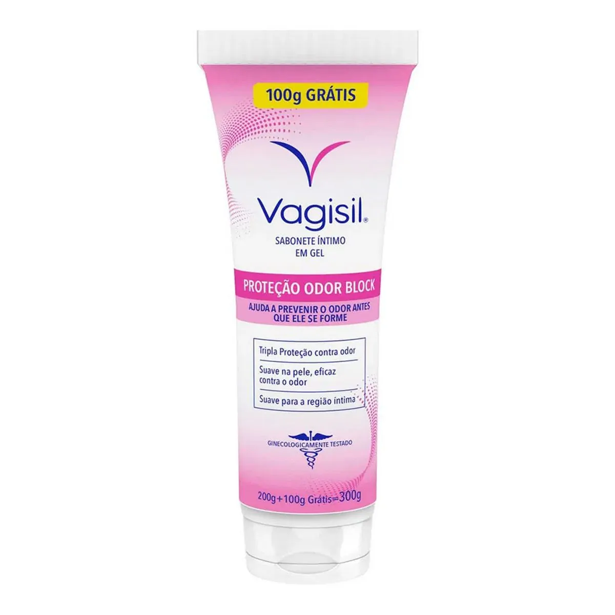 Sabonete Líquido Íntimo Feminino Vagisil Odor Block 300ml