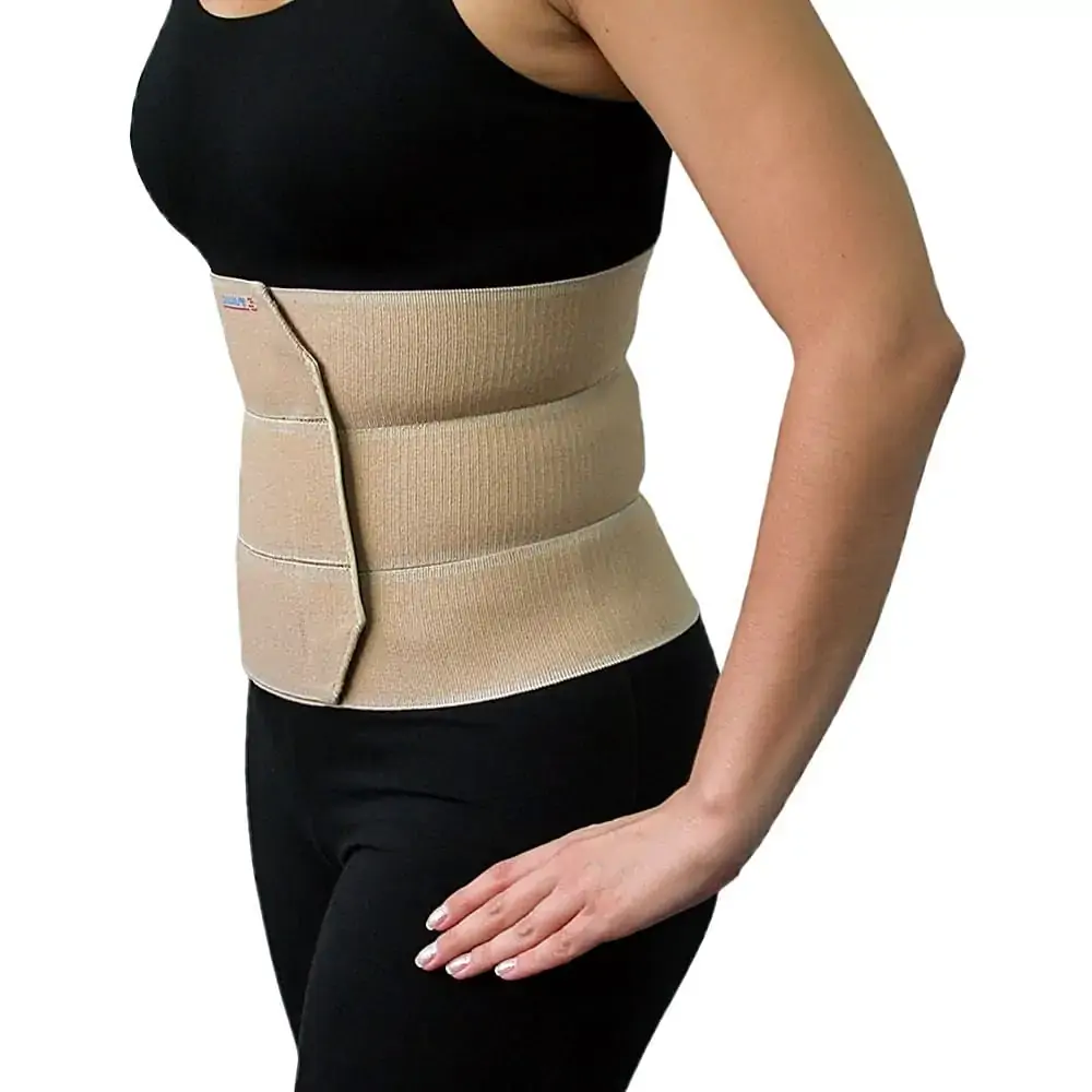 Cinta Abdominal Pós-Cirúrgica Salvapé - 3 Painéis - Ostokit Para Ostomia - Tam P/M