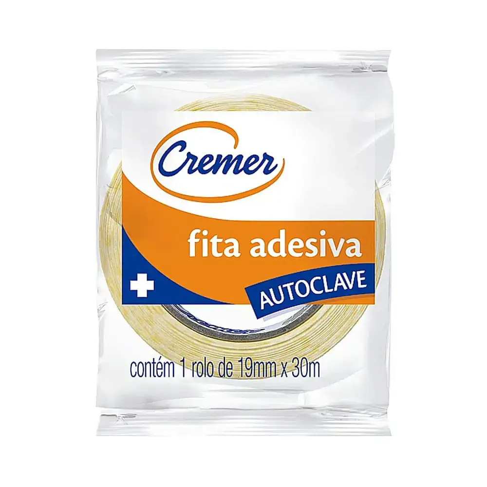 Fita Adesiva para Autoclave 19mm X 30m - Cremer