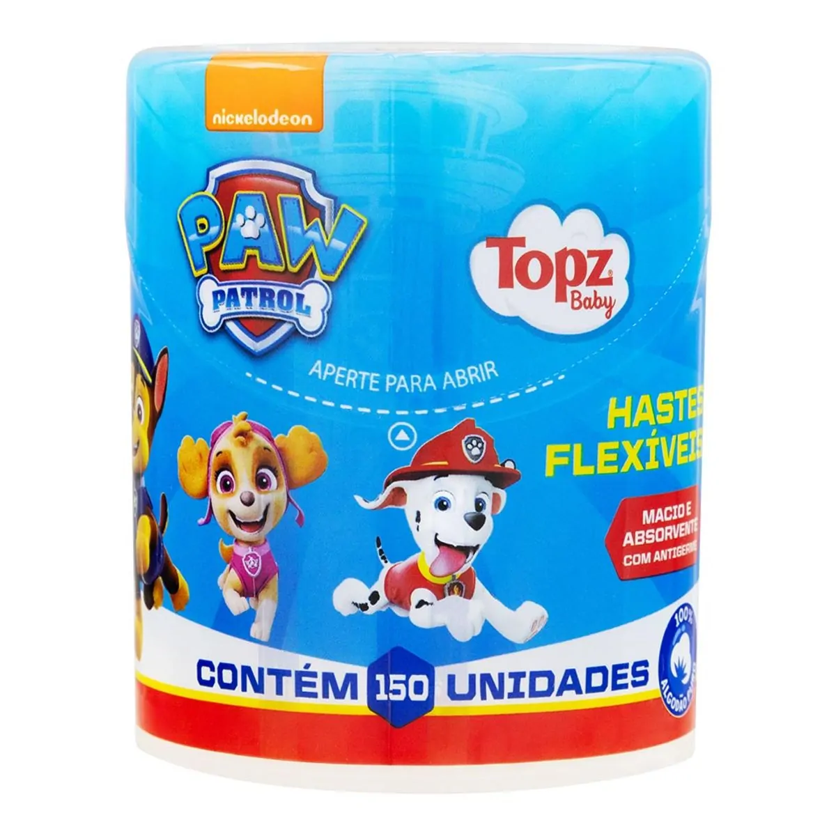 Hastes Flexíveis Paw Patrol Topz Baby 150 Unidades