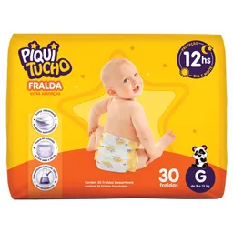 Fralda Piquitucho G 30 Unidades