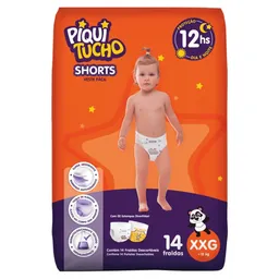 Fralda Shorts Piquitucho Roupinha XXG 14 Unidades