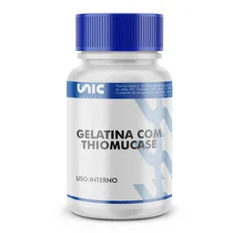 Gelatina com Thiomucase 60 Cápsulas