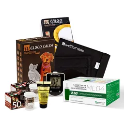 Monitor Gluco Calea +100 Tiras +100 Lancetas +Bolsa +Glicose