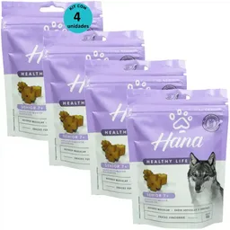 Hana Senior 7 + Envelhecimento Saudável 80g Snacks Para Cães Adultos Kit C/ 4 un