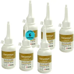 Cerumisyn 50ml Loção Ceruminolítico König Kit Com 6 unid