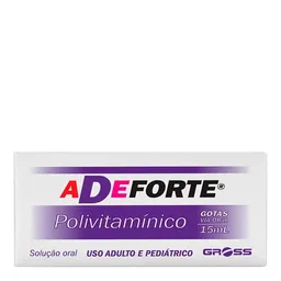 Polivitamínico Adeforte Gross 15ml Gotas