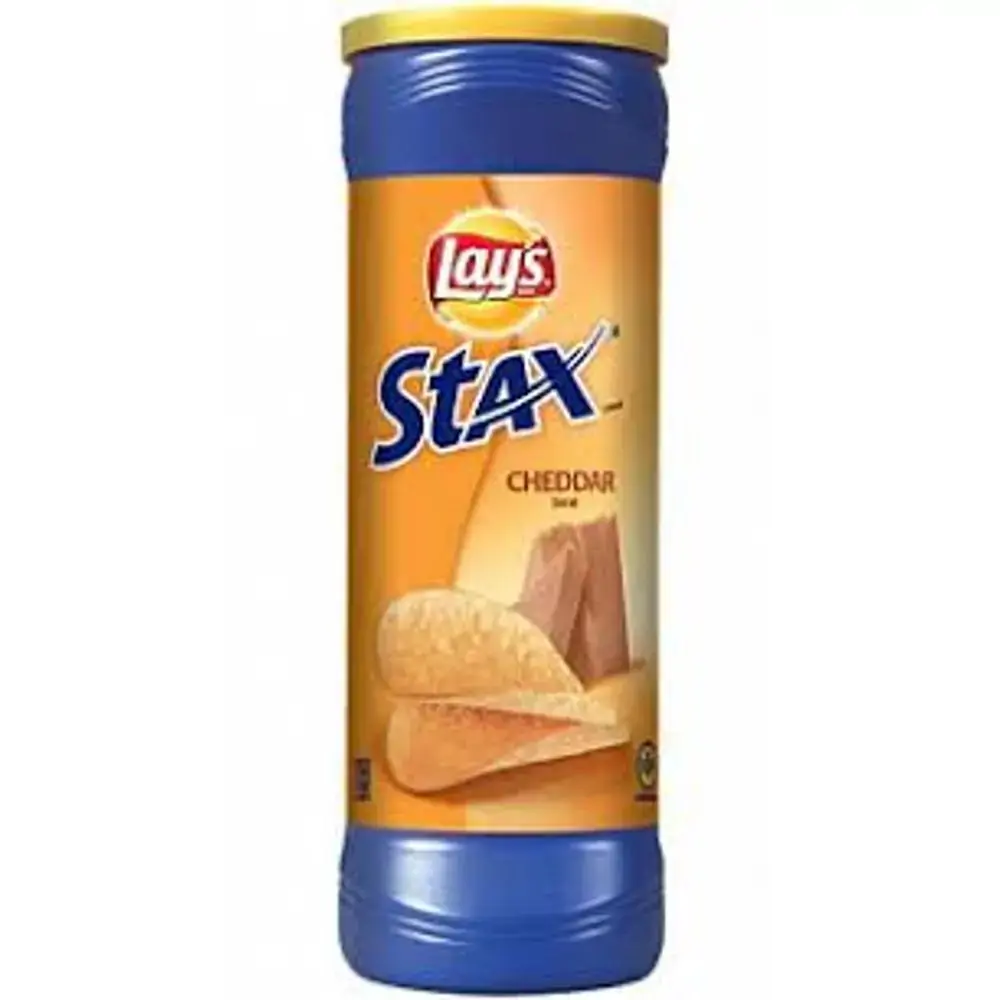 Batata Stax Lays sabor Cheddar com 156g - Elma Chips
