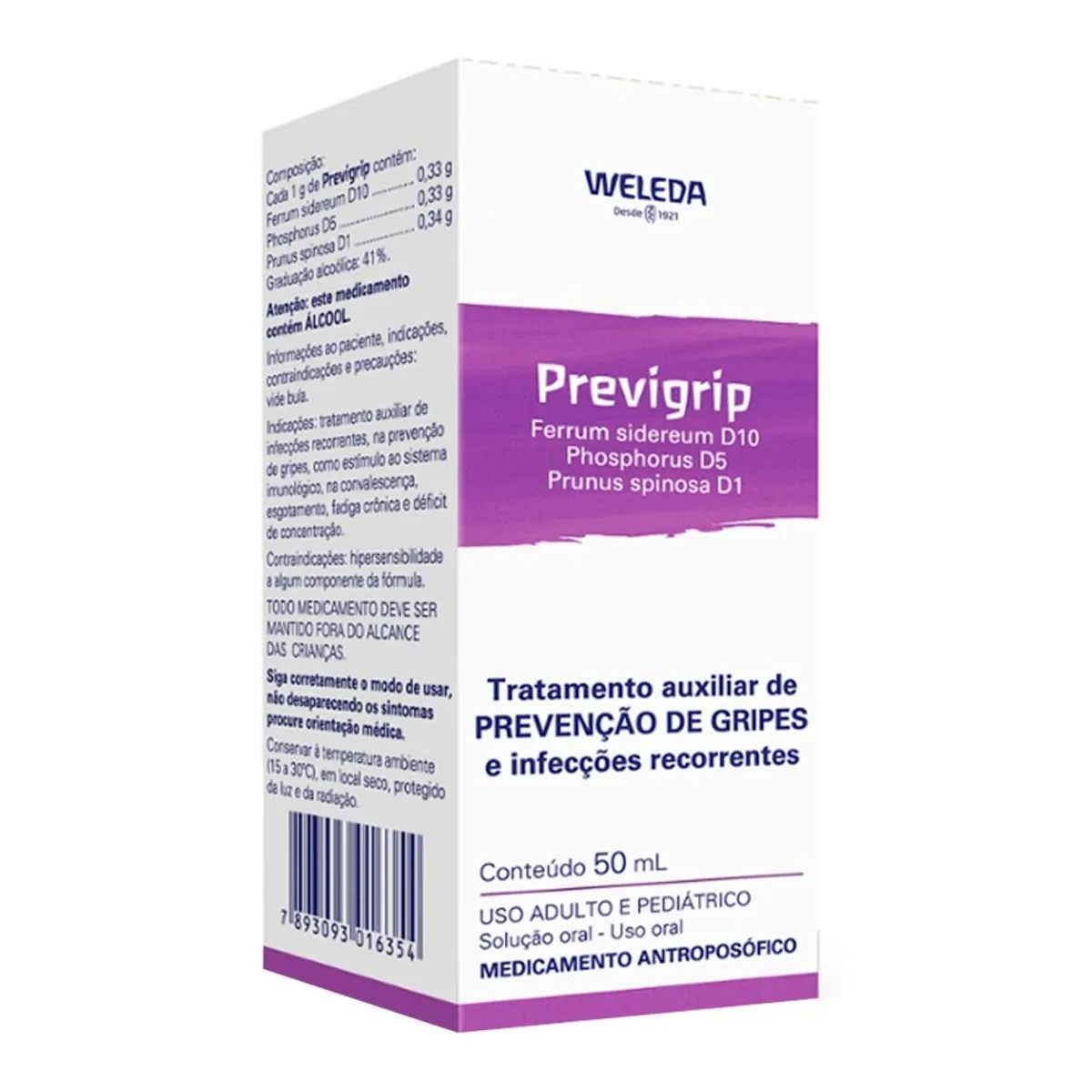 Antigripal Previgrip 0,33g/g + 0,33g/g + 0,34g/g 50ml