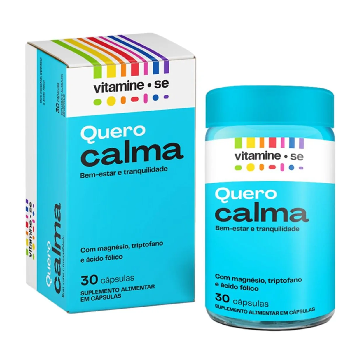 Suplemento Alimentar Vitamine-Se Quero Calma 30 Cápsulas