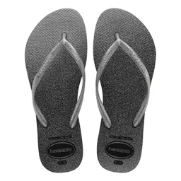Sandália Havaianas Slim Gloss Preto Tamanho 33/34 1 Par