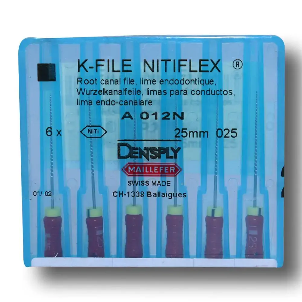Lima Nitiflex 25mm - Dentsply Sirona - Lima Nitiflex 25 de 25mm - Dentsply Sirona