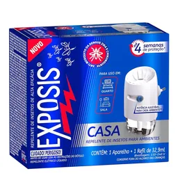 Repelente Líquido Exposis Elétrico + Refil 32,9ml