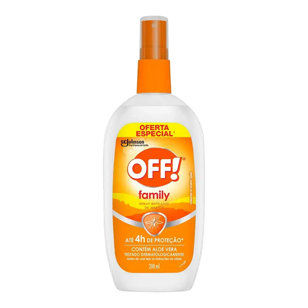 Repelente Spray Off! Family com Aloe Vera 200ml