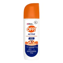 Repelente Off! Active Spray 170ml
